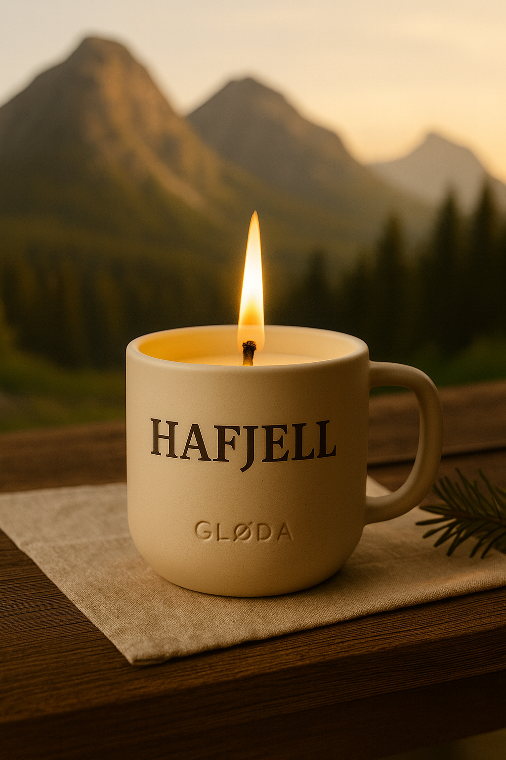 GLØDA Duftlys - Hafjell